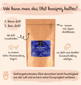 Bramen BRIX | Natuurlijke gedroogde bramen 95 g | Great Taste Award voor gedroogd fruit | Niet-GMO, glutenvrij, veganistisch, geconserveerde vitaminen Naty Shop gedehydrateerde producten