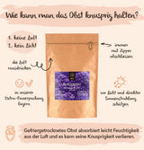 Gevriesdroogde bramen BRIX | Natuurlijke bramen, gedroogd 105 g | Great Taste Award voor gedroogde bessen | Niet-GMO, glutenvrij, veganistisch, achtergehouden vitamines Naty Shop gedehydrateerde producten
