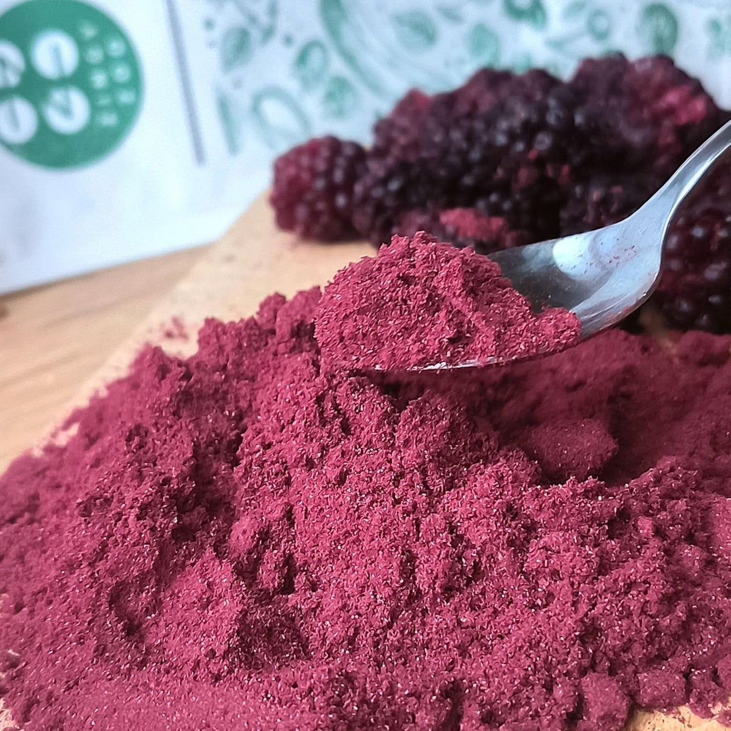 Gevriesdroogde bramen in poeder | 100% gevriesdroogd fruitpoeder Natuurlijk gedroogd fruit zonder toevoegingen | fruitpoeder Gevriesdroogd fruit bramenpoeder Gedehydrateerde producten Naty Shop