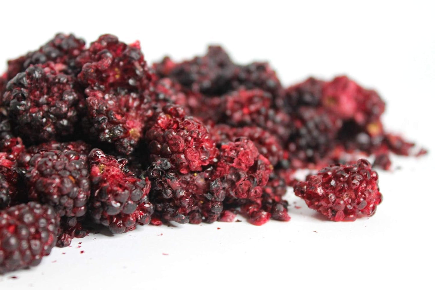 Gevriesdroogde hele bramen 100g - Gevriesdroogd fruit - Gevriesdroogd gedroogd fruit - Gevriesdroogde hele bramen voor bakken, decoreren van taarten, snacks, muesli, desserts Gedroogde producten Naty Shop