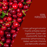 myfruits gevriesdroogde bittere kersen, 80g, zonder toevoegingen, van 100% kersen, gevriesdroogd en gedroogd fruit Gedroogde producten Naty Shop