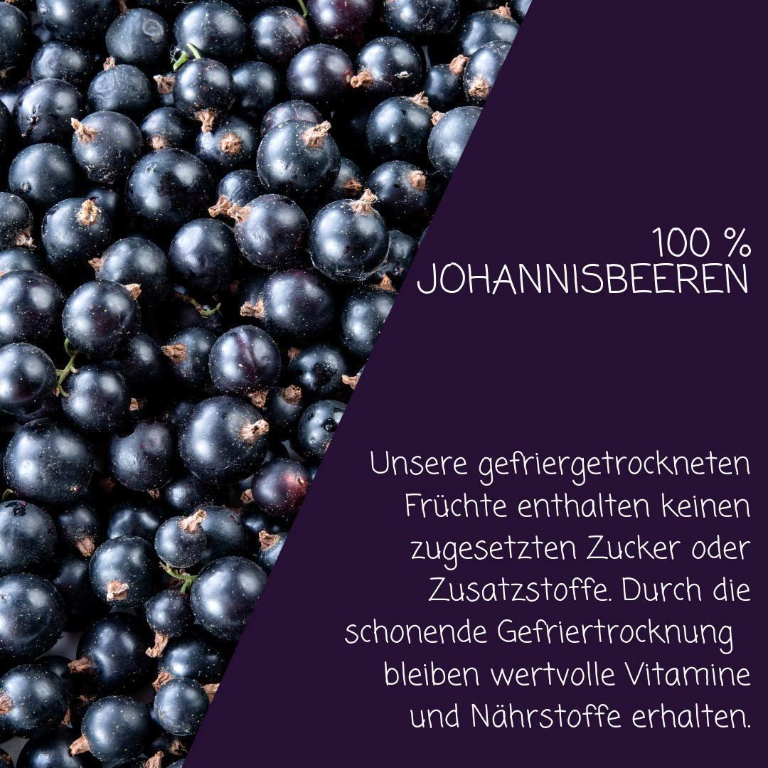 myfruits zwarte bessen, gevriesdroogd fruit, 100g, zonder toevoegingen, 100% zwarte bessen, gevriesdroogd en gedroogd fruit voor muesli of pap... Gedroogde producten Naty Shop