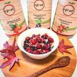 myfruits zwarte bessen, gevriesdroogd fruit, 100g, zonder toevoegingen, 100% zwarte bessen, gevriesdroogd en gedroogd fruit voor muesli of pap... Gedroogde producten Naty Shop