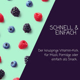myfruits zwarte bessen, gevriesdroogd fruit, 100g, zonder toevoegingen, 100% zwarte bessen, gevriesdroogd en gedroogd fruit voor muesli of pap... Gedroogde producten Naty Shop