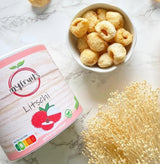 myfruits lychee, gevriesdroogd, 80g, zonder toevoegingen, 100% fruit, gevriesdroogd fruit en gedroogd fruit Gedroogde producten Naty Shop