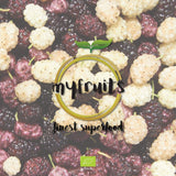 myfruits biologische gedroogde bramen, 750g, zongedroogd, geen toevoegingen. Van gecertificeerde biologische landbouw, gedroogde witte bramen van Naty Shop gedroogde producten