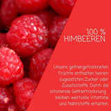 myfruits framboos, gevriesdroogd, 300g, zonder toevoegingen, 100% gedroogde framboos, gevriesdroogd fruit voor muesli of als tussendoortje... Gedroogde producten Naty Shop