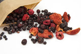 Mynatura Kleurrijke mix van gevriesdroogde bessen I Fruitmix I Frambozen I Zwarte bessen I Aardbeien I Fruitsnacks I Veganistisch I 350g Gedroogde producten Naty Shop