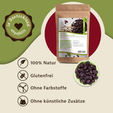 Mynatura zoete, gedroogde, pitloze kersen I Ongezoet I Gedroogd fruit I Geen toevoegingen I Bakken I Kersen I Snack I Muesli I Veganistisch I Zakje (1x 1000g) Gedroogde producten Naty Shop