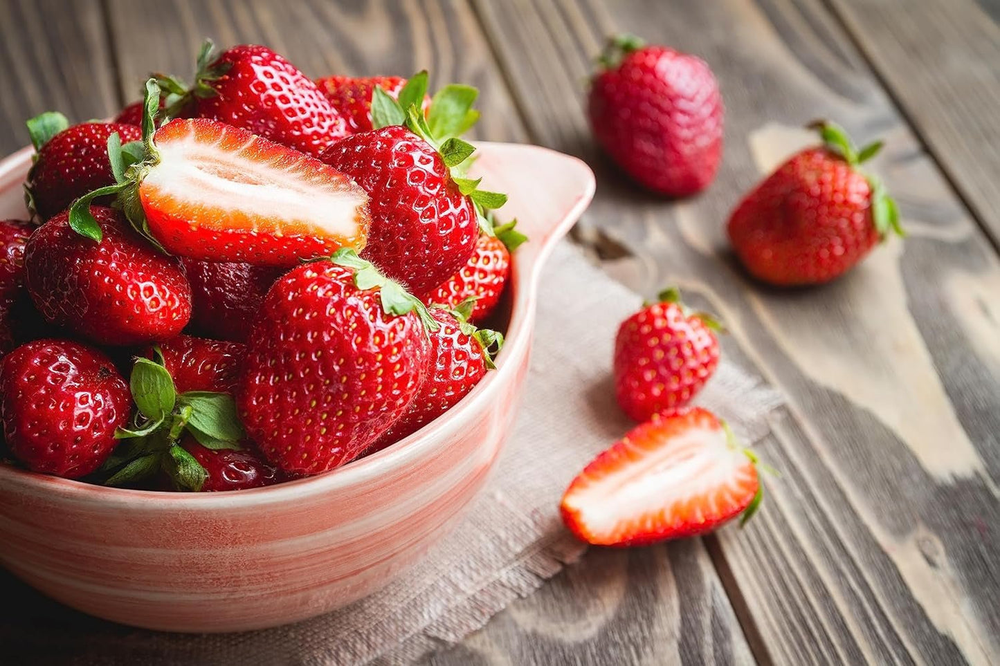 Mynatura gevriesdroogde aardbeischijfjes I groenten I naturel I gedroogd fruit I fruit I - licht gedroogd (1 x 350g) Gedroogde producten Naty Shop
