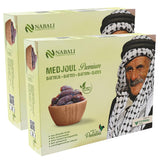 NABALI FAIRKOST FOR ALL Dadels Medjool Medjoul uit Palestina - 100% natuurlijk veganistisch aromatisch traditioneel fris en oriëntaals I zonder conserveermiddelen 5 kg (1 pakje), Small/Medium Gedehydrateerde producten Naty Shop 5 kg (pak van 2) Large/Jumbo