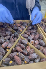 NABALI FAIRKOST FOR ALL Dadels Medjool Medjoul uit Palestina - 100% natuurlijk veganistisch aromatisch traditioneel fris en oosters I zonder conserveermiddelen 5 kg (1 pak), Klein/Medium Gedehydrateerde producten Naty Shop