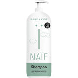 Naïf - Verzorgingsshampoo - voor baby's en kinderen - Babyshampoo met natuurlijke ingrediënten - 100% vegan - 0% SLES - Zonder microplastics, siliconen en parabenen - 200 ml Kinderen - Bad- en Huidverzorging Naty Shop Xl