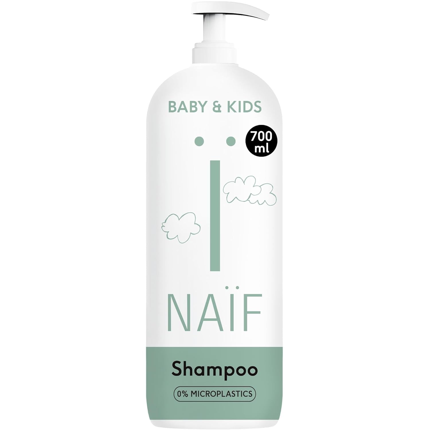 Naïf - Verzorgingsshampoo - voor baby's en kinderen - Babyshampoo met natuurlijke ingrediënten - 100% vegan - 0% SLES - Zonder microplastics, siliconen en parabenen - 200 ml Kinderen - Bad- en Huidverzorging Naty Shop Xl