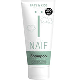 Naïf - Verzorgende shampoo - voor baby's en kinderen - Babyshampoo met natuurlijke ingrediënten - 100% vegan - 0% SLES - Zonder microplastics, siliconen en parabenen - 200 ml Kinderen - Bad- en Huidverzorging Naty Shop M