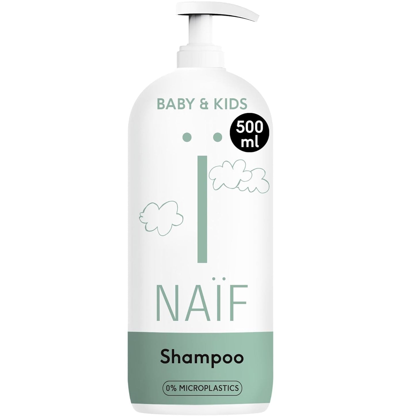 Naïf - Verzorgende shampoo - voor baby's en kinderen - Babyshampoo met natuurlijke ingrediënten - 100% vegan - 0% SLES - Zonder microplastics, siliconen en parabenen - 200 ml Kinderen - Bad- en Huidverzorging Naty Shop L