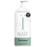 Naïf - Verzorgende shampoo - voor baby's en kinderen - Babyshampoo met natuurlijke ingrediënten - 100% vegan - 0% SLES - Zonder microplastics, siliconen en parabenen - 200 ml Kinderen - Bad- en Huidverzorging Naty Shop L