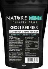 Nature Diet - Gojibessen 1000 g | Gedroogde bessen | Gezonde snack Naty Shop gedroogde producten 500G