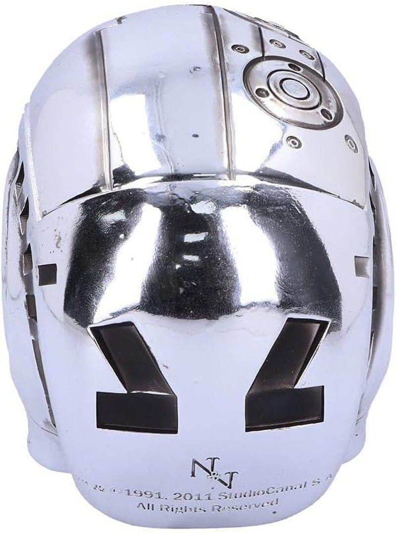 Nemesis Now, T Box, 18 cm, zilver, hars, one size Beeldjes en sculpturen Naty Shop