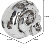 Nemesis Now, T Box, 18 cm, zilver, hars, one size Beeldjes en sculpturen Naty Shop