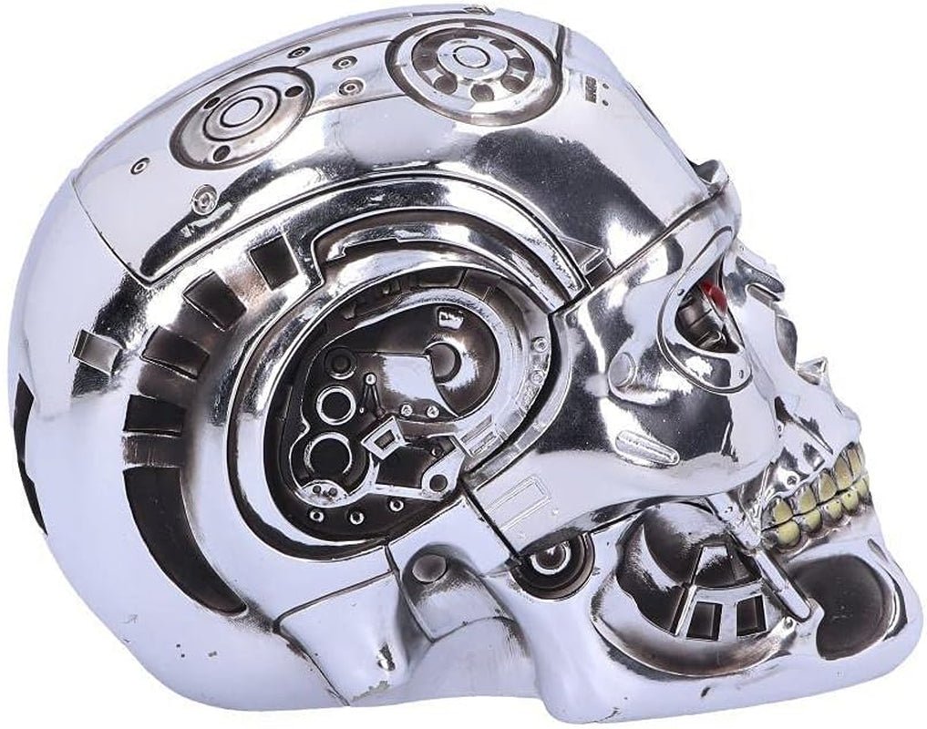 Nemesis Now, T Box, 18 cm, zilver, hars, one size Beeldjes en sculpturen Naty Shop