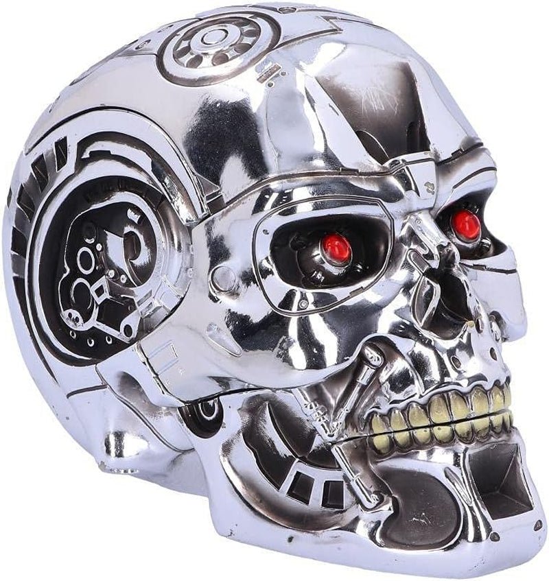 Nemesis Now, T Box, 18 cm, zilver, hars, één maat Beelden en sculpturen Naty Shop Standaardtitel