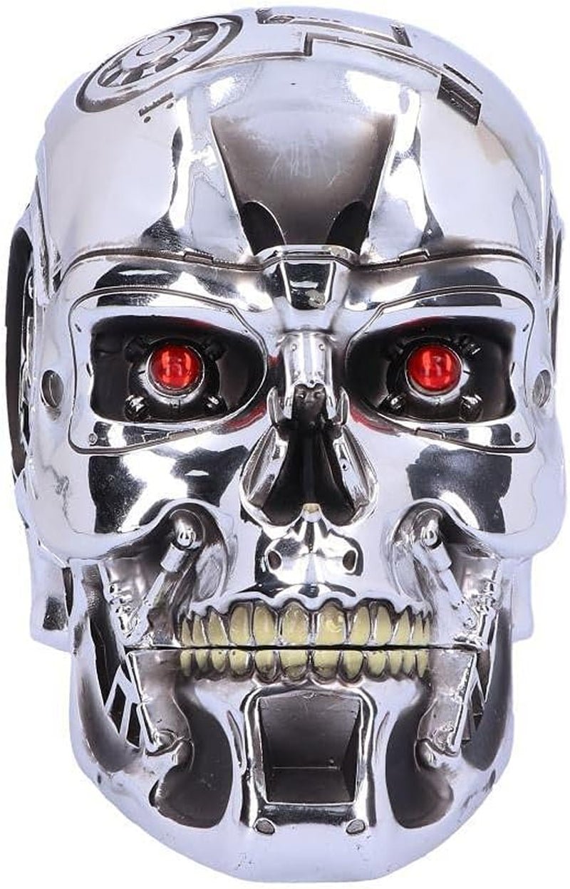 Nemesis Now, T Box, 18 cm, zilver, hars, one size Beeldjes en sculpturen Naty Shop