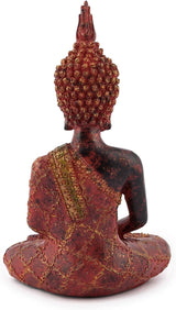 decoratieve pyjama Boeddha, mediterend, sculptuur met rood/gouden mantel Beeldjes en sculpturen Naty Shop