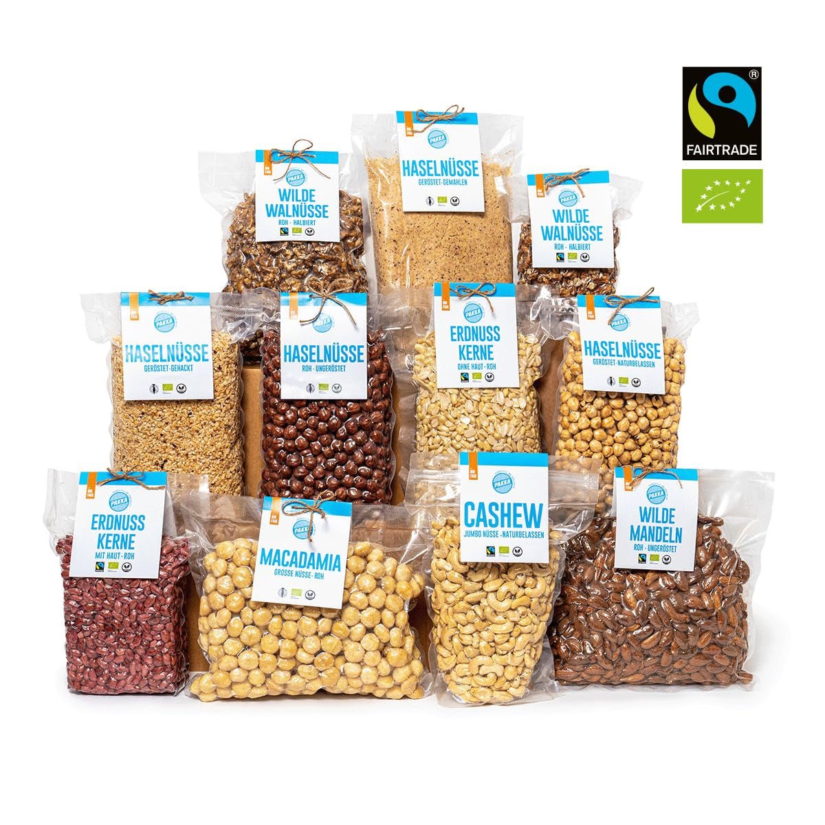 PAKKA - Biologische Fairtrade zongedroogde gouden kersen 500 g, wild geplukte gele kersen, ongezaaid, ongezoet, rechtstreeks van kleine boeren in Samarkand, Oezbekistan, veganistisch, 500 g (1 pak) Naty Shop gedehydrateerde producten