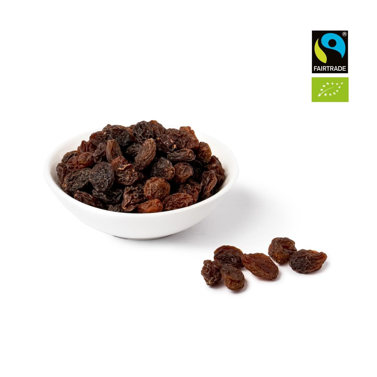 PAKKA - Biologische Fairtrade Sultana's 1kg, pitloze, velloze en zongedroogde Sultana's Sultana's uit Samarkand Oezbekistan 1000g Gedroogde producten Naty Shop