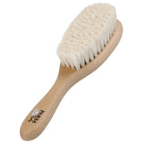PARSA Beauty babyhaarborstel met geitenhaar - babyhaarborstel van FSC® gecertificeerd beukenhout - borstel voor verzorging van fijn babyhaar - babyborstel Kinderen - Bad en Huidverzorging Naty Shop Standaard titel