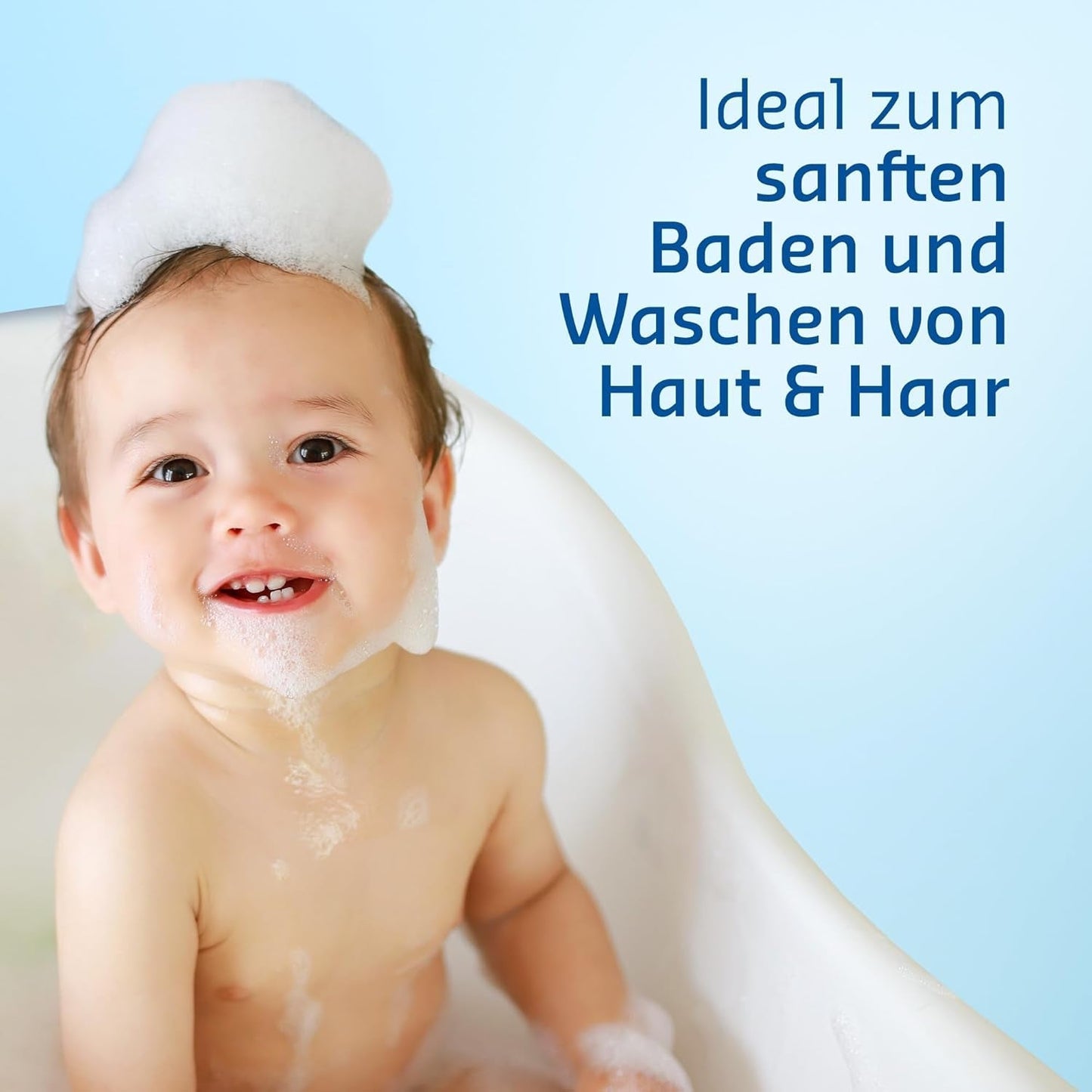 PENATEN Ultra Sensitive Bath & Shampoo (400 ml), bijzonder zacht babybadje en shampoo voor de zeer gevoelige huid van baby's die vatbaar zijn voor neurodermitis, geur- en kleurstofvrije douchegel en haarshampoo Kinderen - Bad- en huidverzorging Naty Shop