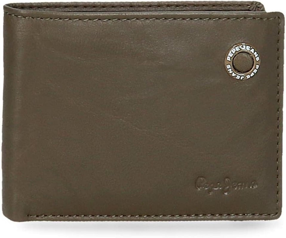 Pepe Jeans adge herenportemonnee Naty Shop kaki Pepe portemonnee