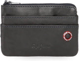 Pepe Jeans adge Portemonnee Heren Naty Shop Navy Portemonnee met badge