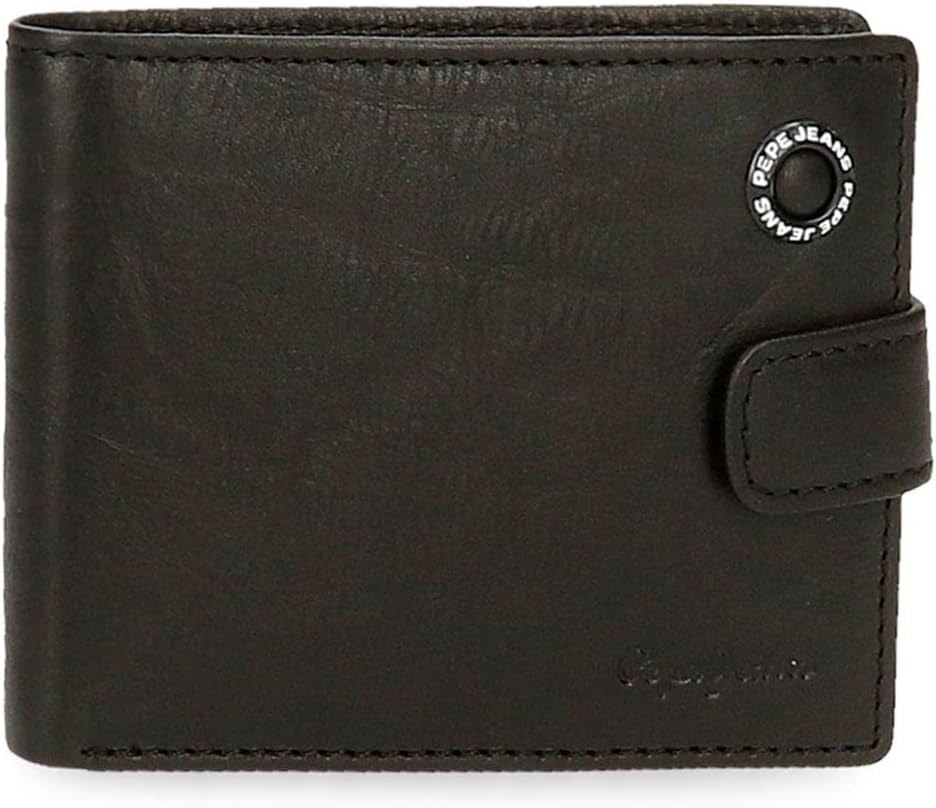 Pepe Jeans adge Herenportemonnee Naty Shop Zwart Verticaal klik