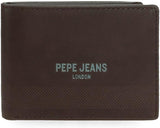 Pepe Jeans diepe portemonnees, portemonnees, portemonnees, casual kunstleer. Van Joumma Bags Damesportemonnee Naty Shop Bruine horizontale portemonnee