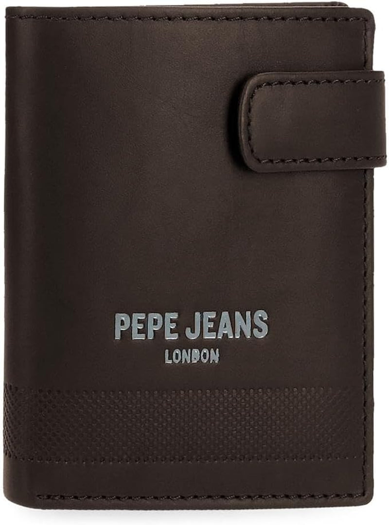 Pepe Jeans diepe portemonnees, portemonnees, portemonnees, casual kunstleer. Van Joumma Bags Damesportemonnee Naty Shop Bruine Click-portemonnee