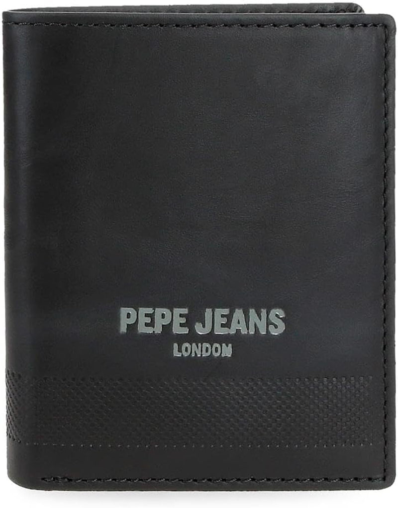 Pepe Jeans diepe portemonnees, portemonnees, portemonnees, casual kunstleer. Van Joumma Bags Naty Shop damesportemonnee zwarte aktetas