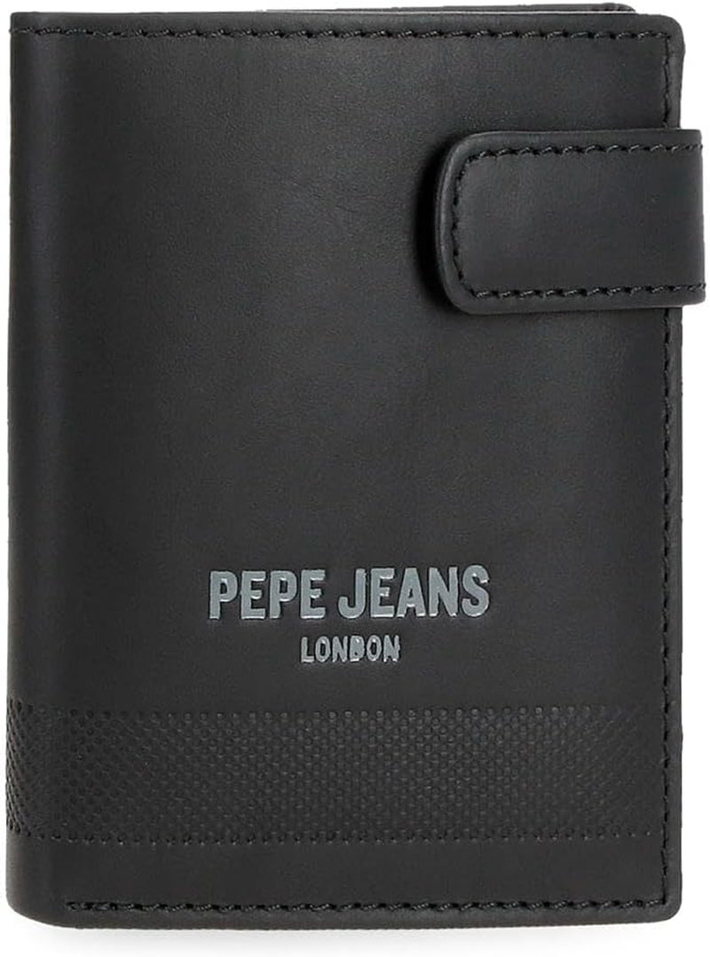 Pepe Jeans diepe portemonnees, portemonnees, portemonnees, casual kunstleer. Van Joumma Bags Naty Shop Damesportemonnee Zwarte Click-portemonnee