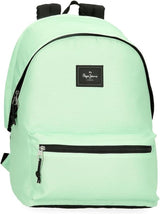 Pepe Jeans Meisjes Aris Gekleurde Bagage Messenger Bag Rugzakken en premium schooltassen Naty Shop Türkis, Grün Einheitsgröße