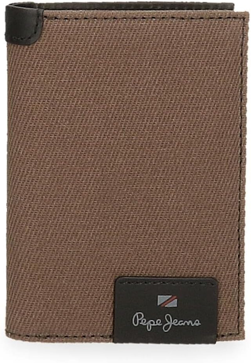 Pepe Jeans Hilltop verticale herenportemonnee Naty Shop bruine portemonnee 11