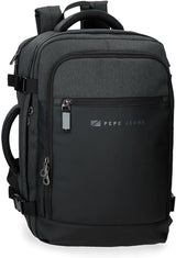 Pepe Jeans Jarvis kleine schoudertas groen 15x19,5x6 cm polyester met kunstleren details Bagage en reisspullen Naty Shop Black Cabin rugzak