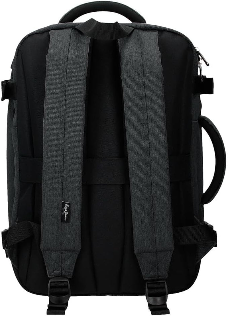 Pepe Jeans Jarvis kleine schoudertas groen 15x19,5x6 cm polyester met kunstleren details Bagage en reisbenodigdheden Naty Shop