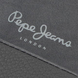 Pepe Jeans Joumma Bags Dubbele Portemonnee, Zwart, 11 x 7 x 1,5 cm, Leer, Zwart, One size, Portemonnee Herenportemonnee Naty Shop