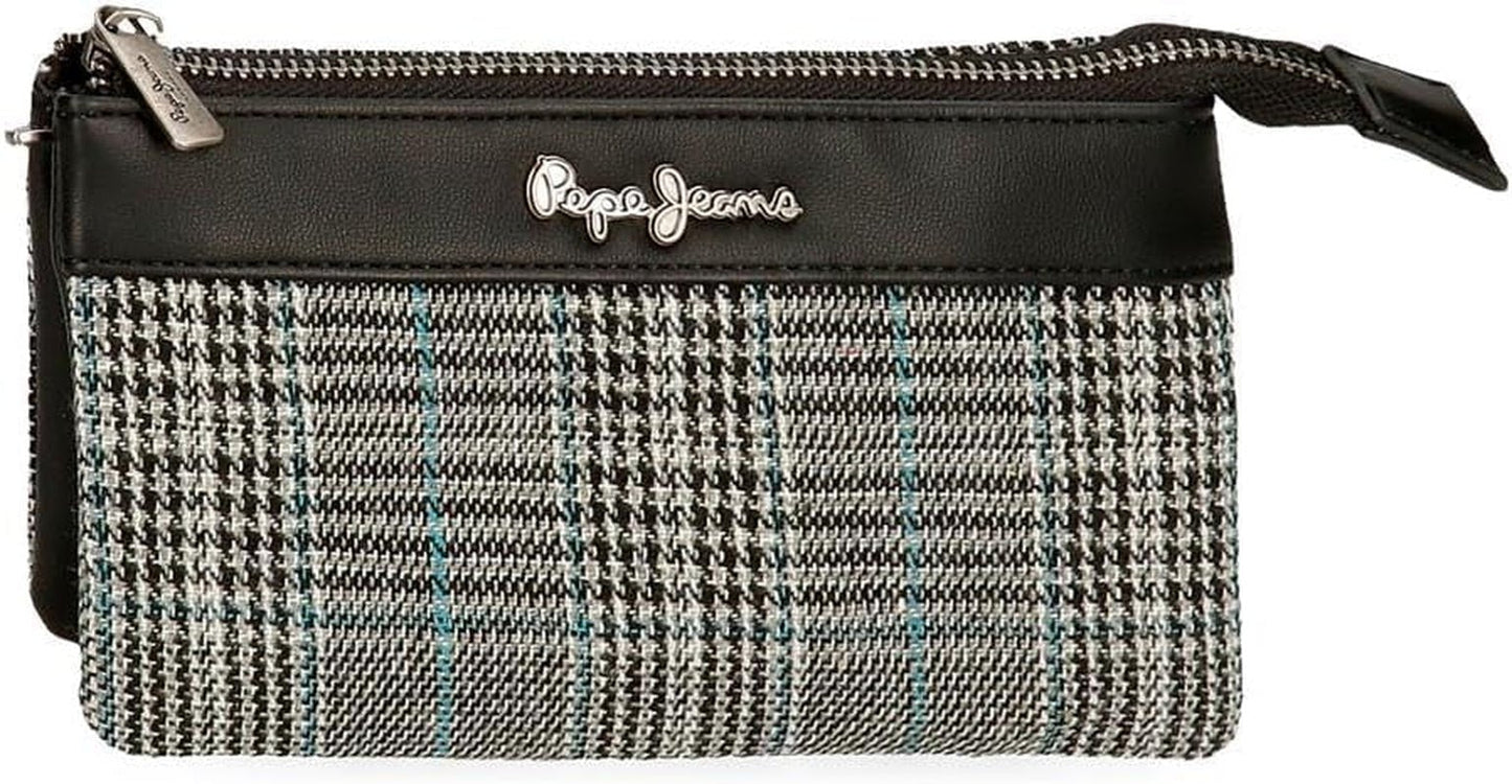 Pepe Jeans Kendra dames T-shirt, zwart, één maat, kleine schoudertas damestassen Naty Shop portemonnee