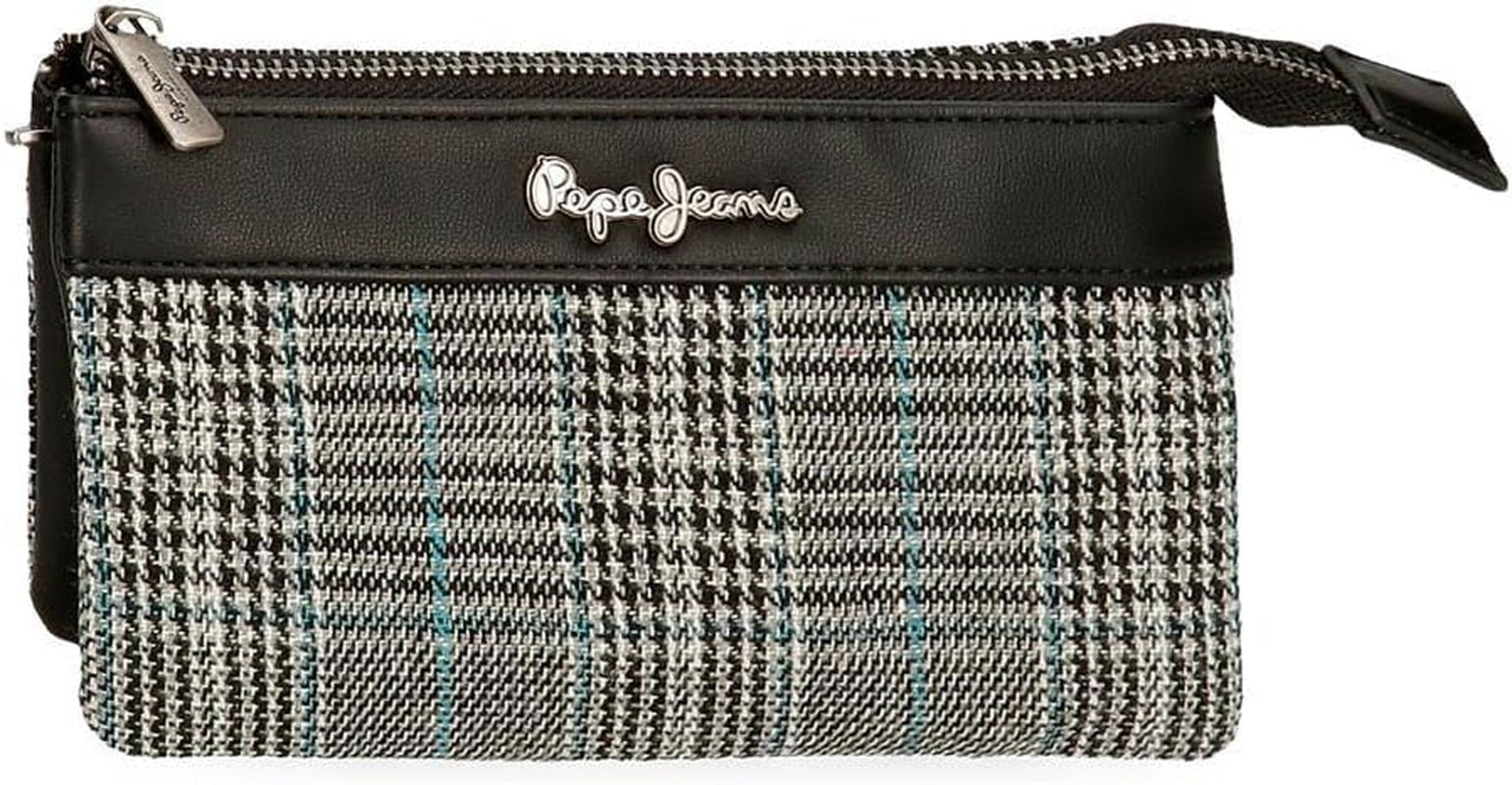 Pepe Jeans Kendra dames T-shirt, zwart, één maat, kleine schoudertas damestassen Naty Shop portemonnee