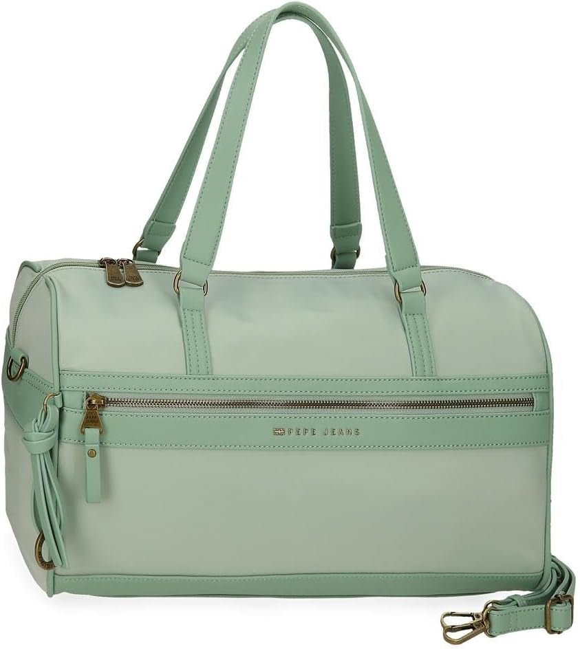 Pepe Jeans Morgan Casual rugzakken Reistassen Beige Zwart kunstleer voor dames van Joumma Tassen Bagage en reisuitrusting Naty Shop Groene reisrugzak