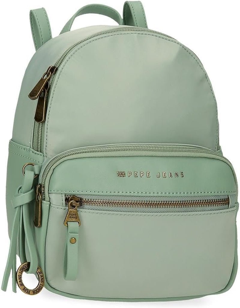 Pepe Jeans Morgan Casual rugzakken Reistassen Beige Zwart kunstleer voor dames van Joumma Tassen Bagage en reizen Naty Shop Groene rugzak 25