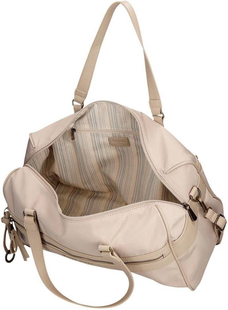Pepe Jeans Morgan Casual rugzakken Reistassen Beige Zwart kunstleer voor dames van Joumma Bags Bagage & Reizen Naty Shop