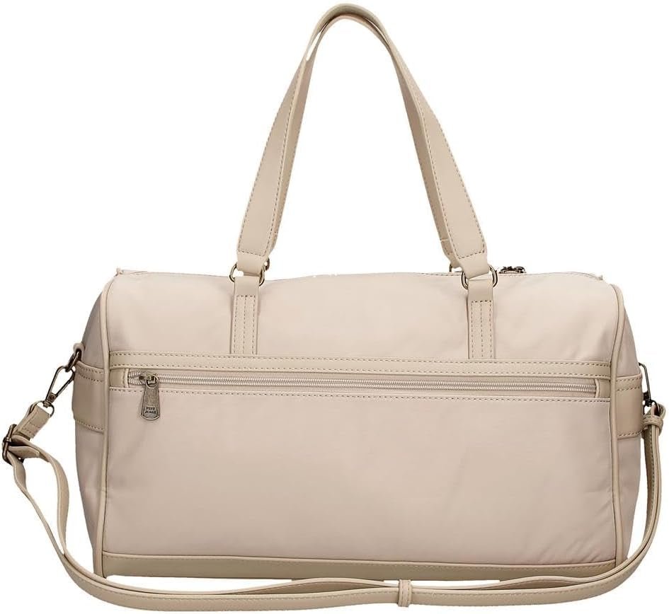 Pepe Jeans Morgan Casual rugzakken Reistassen Beige Zwart kunstleer voor dames van Joumma Bags Bagage & Reizen Naty Shop